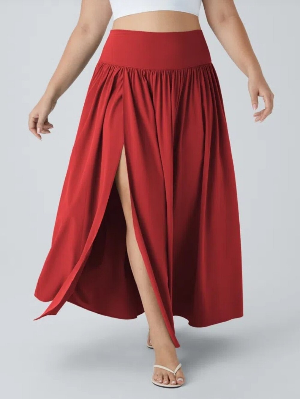 HALARA Breezeful™ High Waisted 2-in-1 Flowy Quick Dry Maxi Casua. Size XLl - Picture 8 of 13